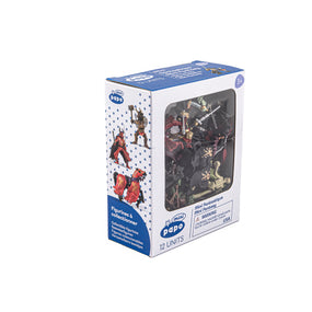 Mini Fantastiques (Tube, 12 pcs) Papo en PVC, Collection MINI PAPO, jouet éducatif idéal pour enfants