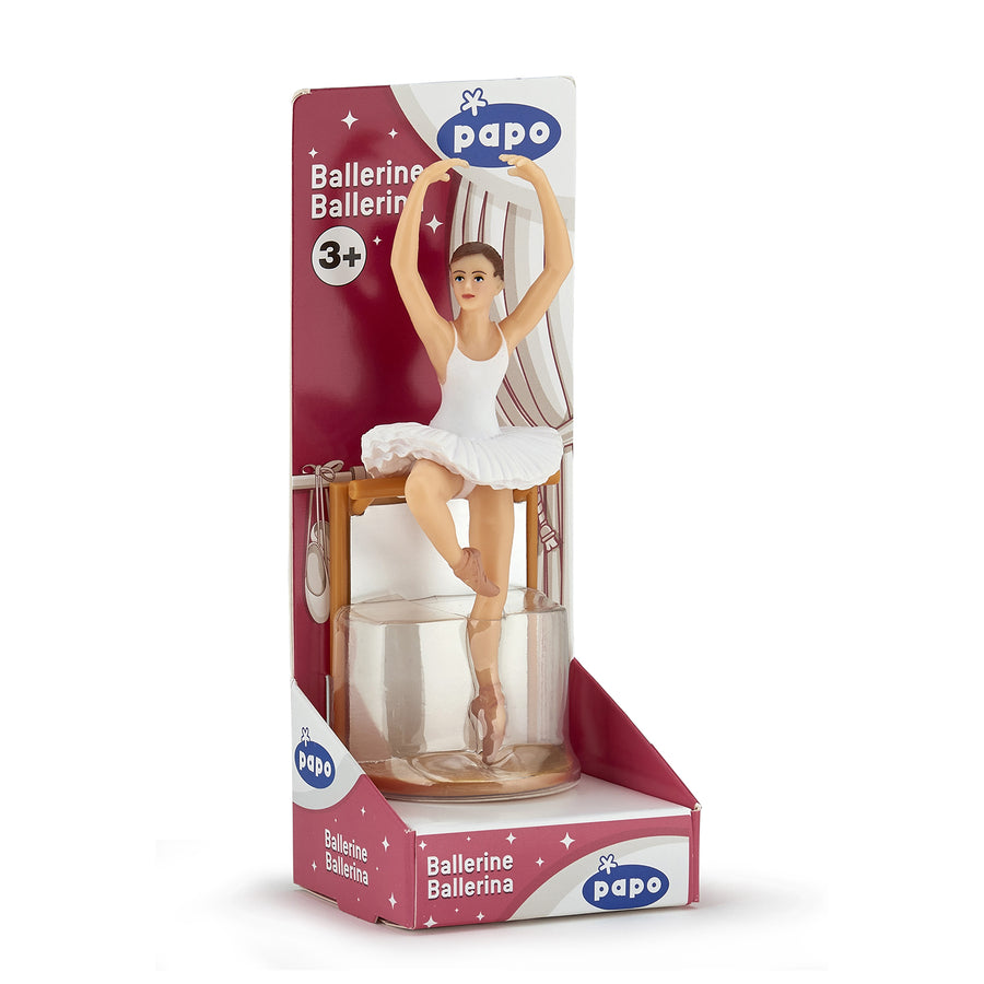 Ballerine Papo en PVC, Collection Monde enchanté, jouet éducatif idéal pour enfants