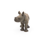 Figurine Bébé rhinocéros Papo en PVC, thème savane, Collection Animaux sauvages, jouet éducatif idéal pour enfants et collectionneurs