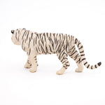 Figurine Tigre blanc Papo en PVC, thème félins, Collection Animaux sauvages, jouet éducatif idéal pour enfants et collectionneurs