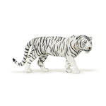Figurine Tigre blanc Papo en PVC, thème félins, Collection Animaux sauvages, jouet éducatif idéal pour enfants et collectionneurs