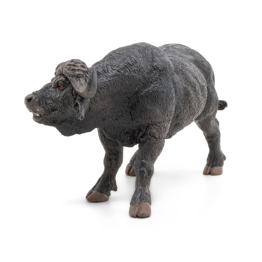 Figurine Buflfe Papo en PVC, thème savane, Collection Animaux sauvages, jouet éducatif idéal pour enfants et collectionneurs