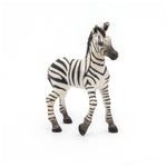 Figurine Bébé zèbre Papo en PVC, thème savane, Collection Animaux sauvages, jouet éducatif idéal pour enfants et collectionneurs
