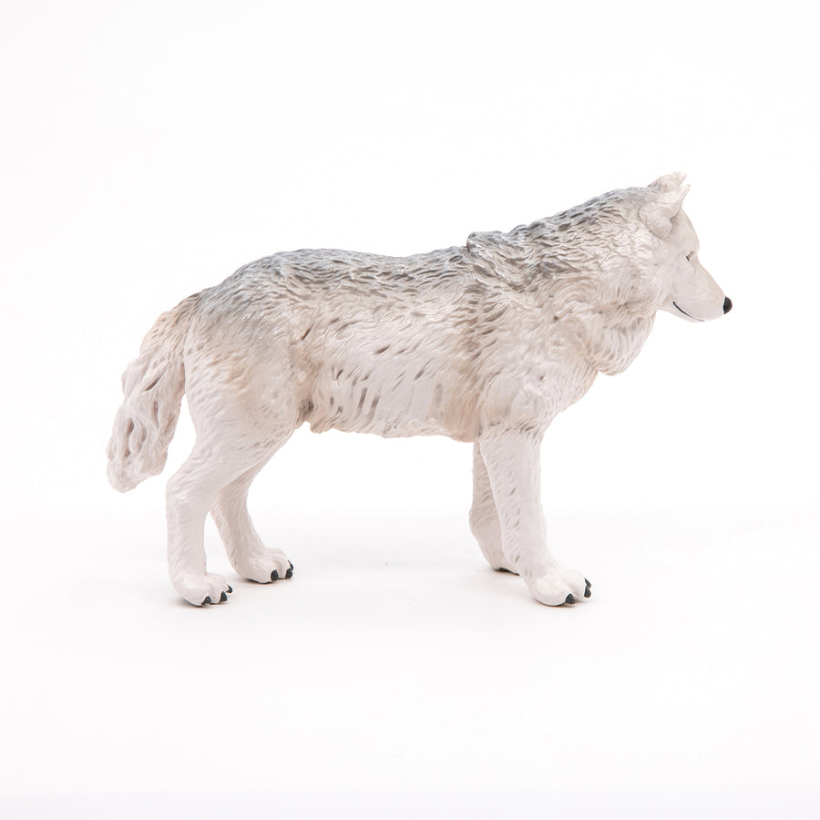 Figurine Loup polaire Papo en PVC, Collection Animaux sauvages, jouet éducatif idéal pour enfants et collectionneurs