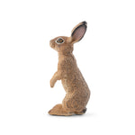Figurine Lièvre debout Papo en PVC, thème forêt, Collection Animaux sauvages, jouet éducatif idéal pour enfants et collectionneurs