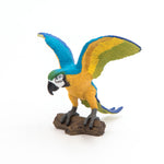 Figurine Perroquet Ara bleu Papo en PVC, thème oiseaux, Collection Animaux sauvages, jouet éducatif idéal pour enfants et collectionneurs