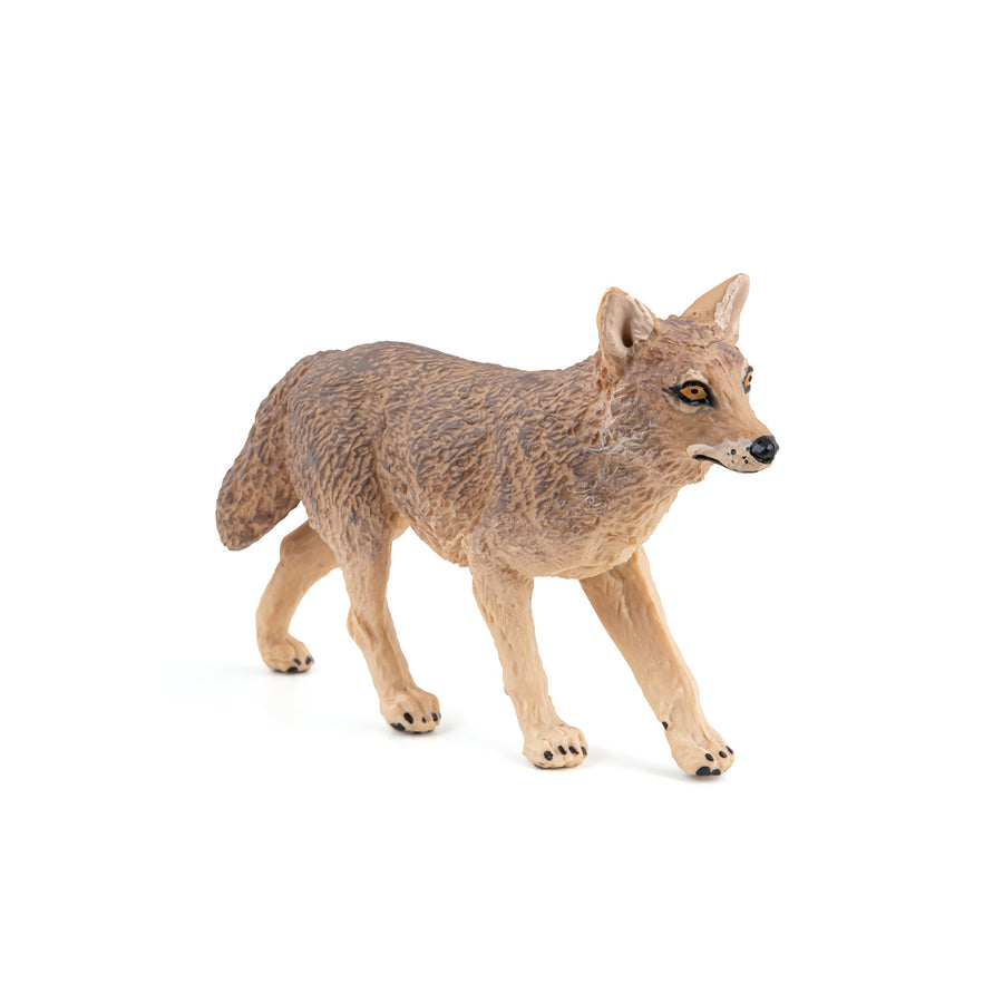 Figurine Chacal Papo en PVC, thème savane, Collection Animaux sauvages, jouet éducatif idéal pour enfants et collectionneurs