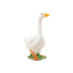 Figurine Oie blanche Papo en PVC, thème basse-cour, Collection Vie à la ferme, jouet éducatif idéal pour enfants et collectionneurs