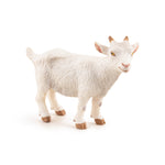Chevreau blanc Papo en PVC, Collection Vie à la ferme, jouet éducatif idéal pour enfants et collectionneurs