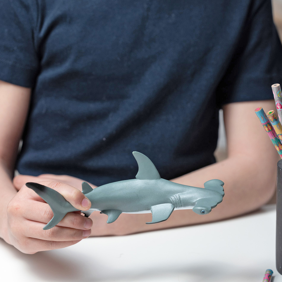 Figurine Requin marteau Papo en PVC, Collection animaux marins, jouet éducatif idéal pour enfants et collectionneurs