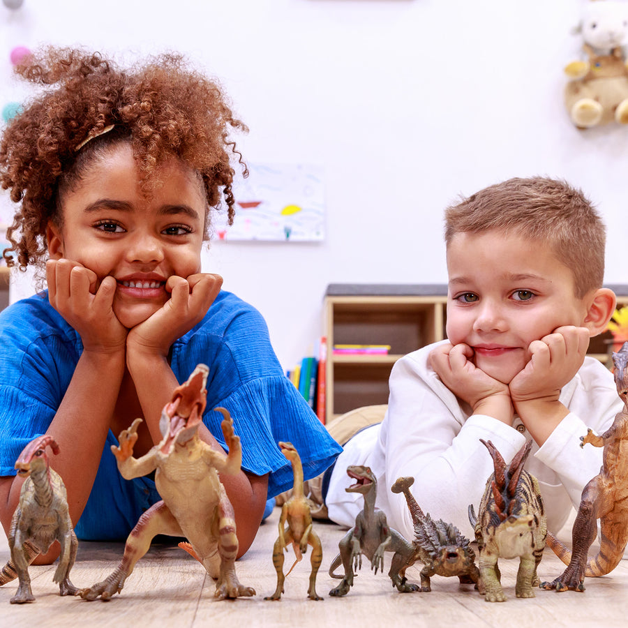 Tricératops Papo en PVC, Collection Dinosaures, jouet éducatif idéal pour enfants et collectionneurs